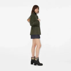 Rubber Marsh Stamp Heeled Low Boots