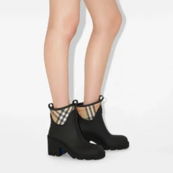 Rubber Marsh Stamp Heeled Low Boots