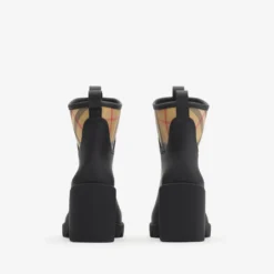 Rubber Marsh Stamp Heeled Low Boots