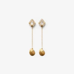 Shield Pendant Earrings