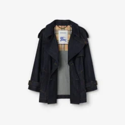 Short Denim Fitzrovia Trench Coat
