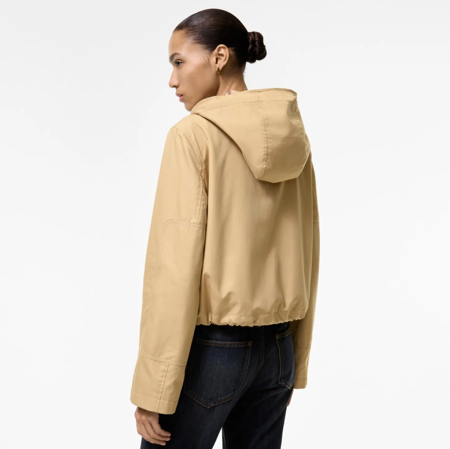 Short Gabardine Parka