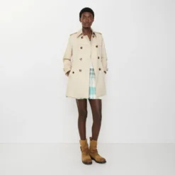 Short Gabardine Summerside Trench Coat​