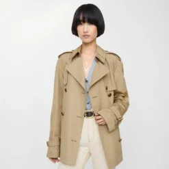 Short Lightweight Cotton Belgravia Trench Coat​
