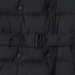 Short Nylon Hooded Puffer Coat