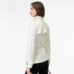 Short Paisley Lace Foxfield Trench Coat