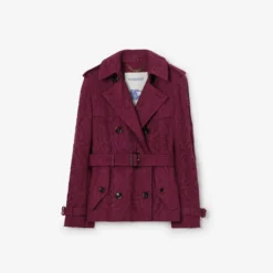Short Paisley Lace Foxfield Trench Coat