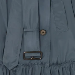 Short Silk Tillydrine Trench Coat