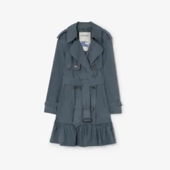 Short Silk Tillydrine Trench Coat