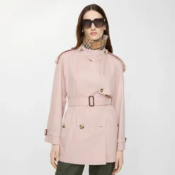 Short Tropical Gabardine Fitzrovia Trench Coat
