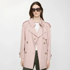 Short Tropical Gabardine Fitzrovia Trench Coat