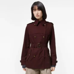 Short Tropical Gabardine Foxfield Trench Coat