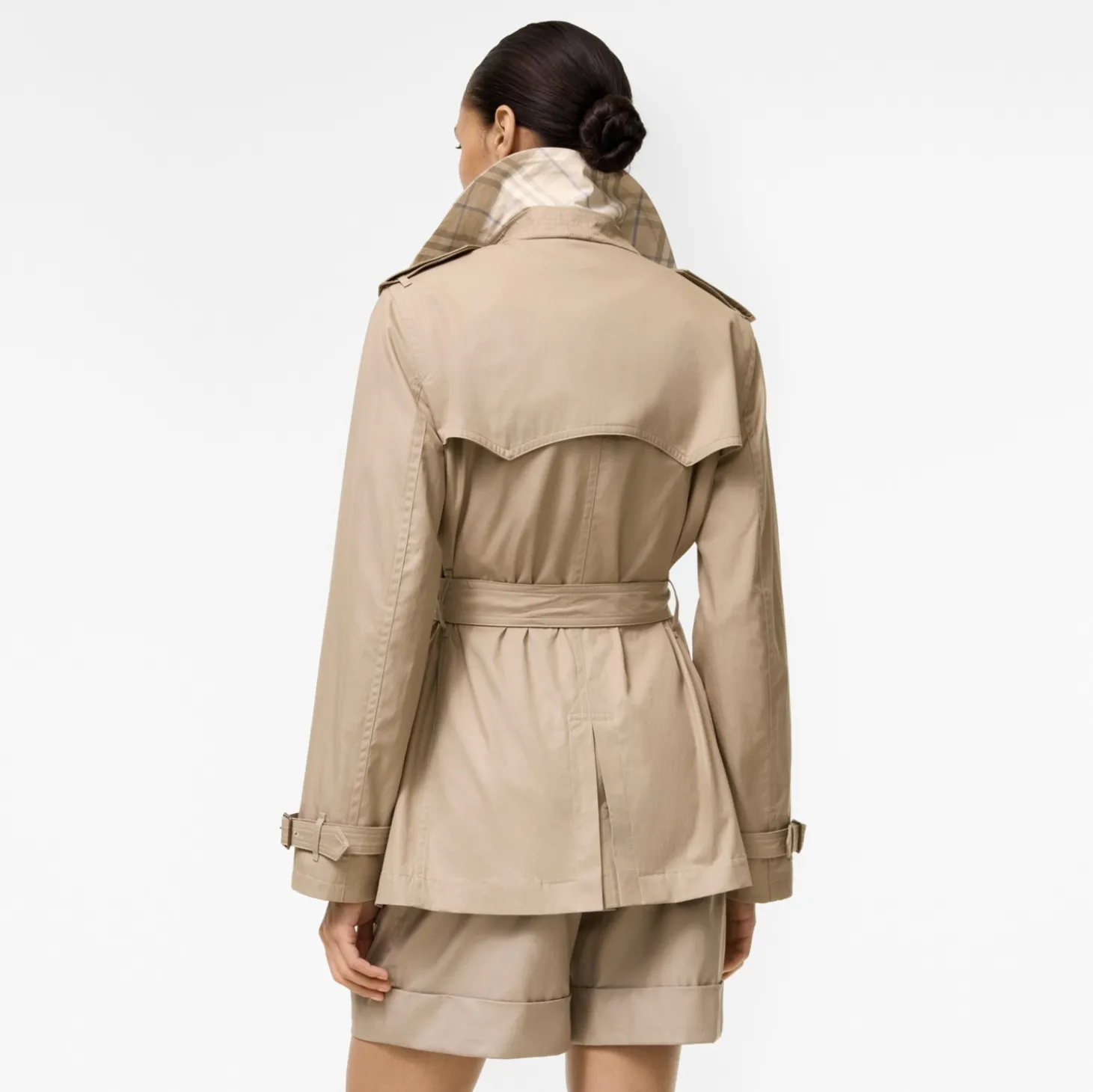 Short Tropical Gabardine Foxfield Trench Coat