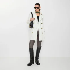 Short Tropical Gabardine Kensington Trench Coat