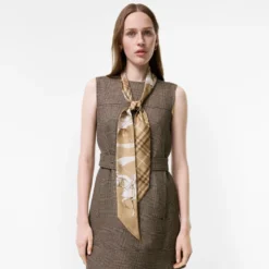 Skinny Archive Knight Silk Scarf