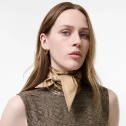 Skinny Archive Knight Silk Scarf
