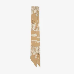 Skinny Archive Knight Silk Scarf