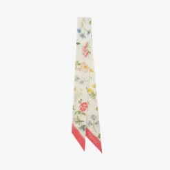 Skinny Blooms of Britain Silk Scarf