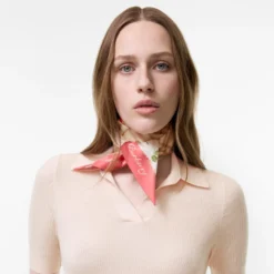 Skinny Blooms of Britain Silk Scarf