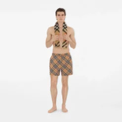 Skinny Check Cotton Towel