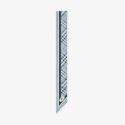 Skinny Check Silk Scarf