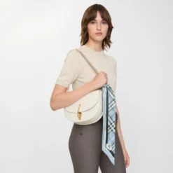 Skinny Check Silk Scarf