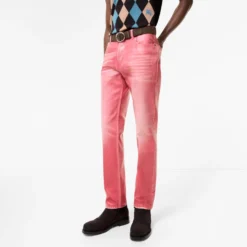 Slim Coated Jeans