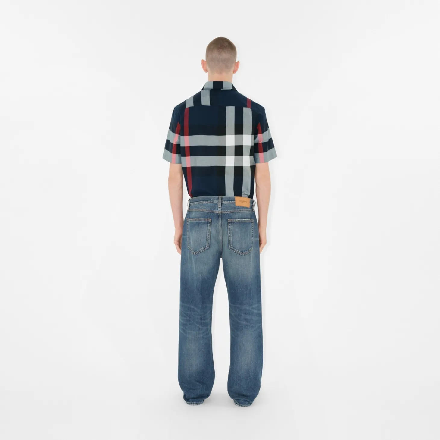 Slim Fit Check Cotton Shirt