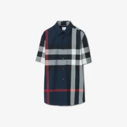 Slim Fit Check Cotton Shirt