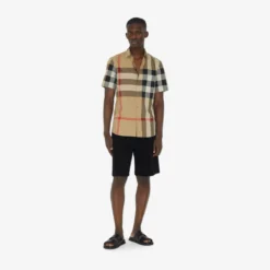 Slim Fit Check Cotton Shirt
