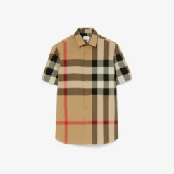 Slim Fit Check Cotton Shirt