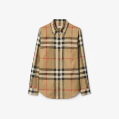 Slim Fit Check Cotton Shirt