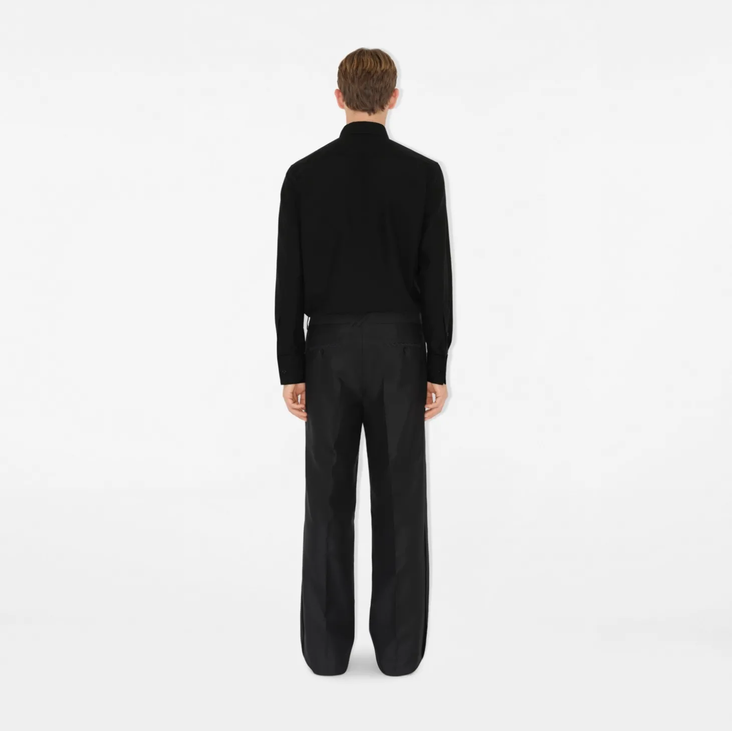 Slim Fit Cotton Silk Tuxedo Shirt