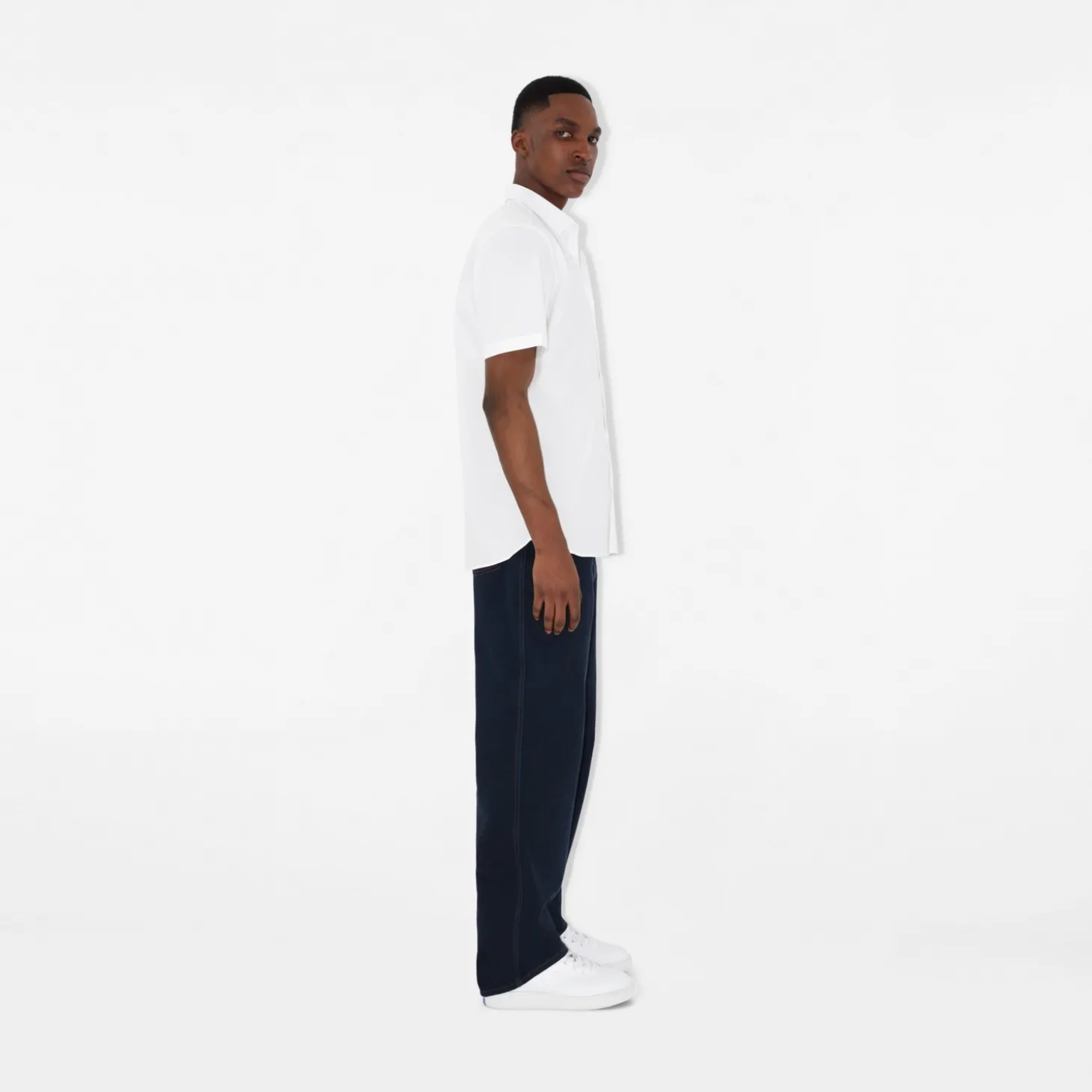 Slim Fit Stretch Cotton Shirt