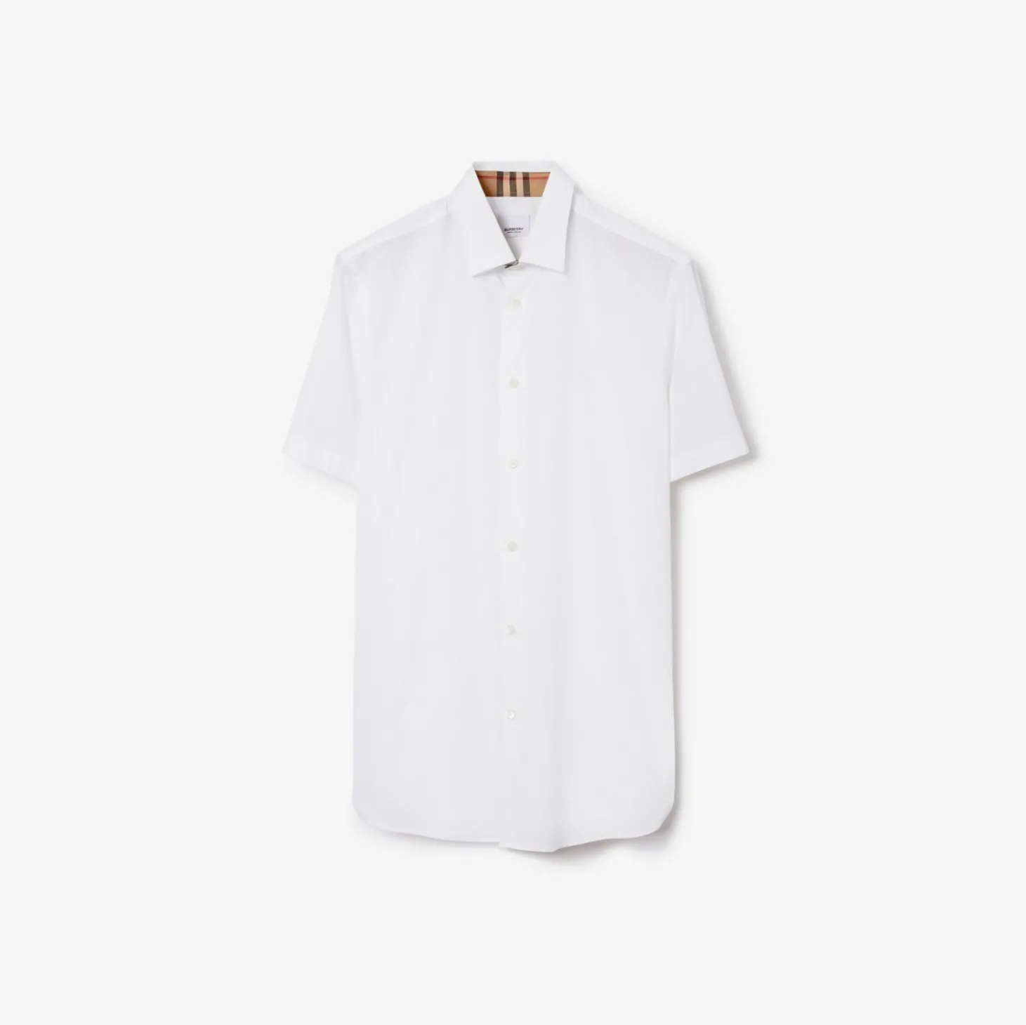 Slim Fit Stretch Cotton Shirt