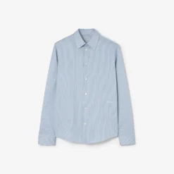Slim Fit Striped Cotton Shirt