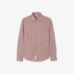 Slim Fit Striped Cotton Shirt