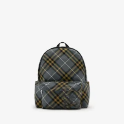 Small Check Backpack