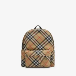 Small Check Backpack