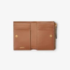 Small Check Bifold Wallet
