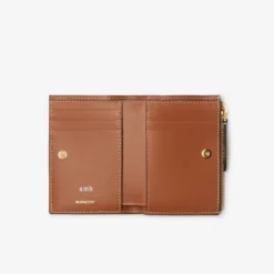 Small Check Bifold Wallet