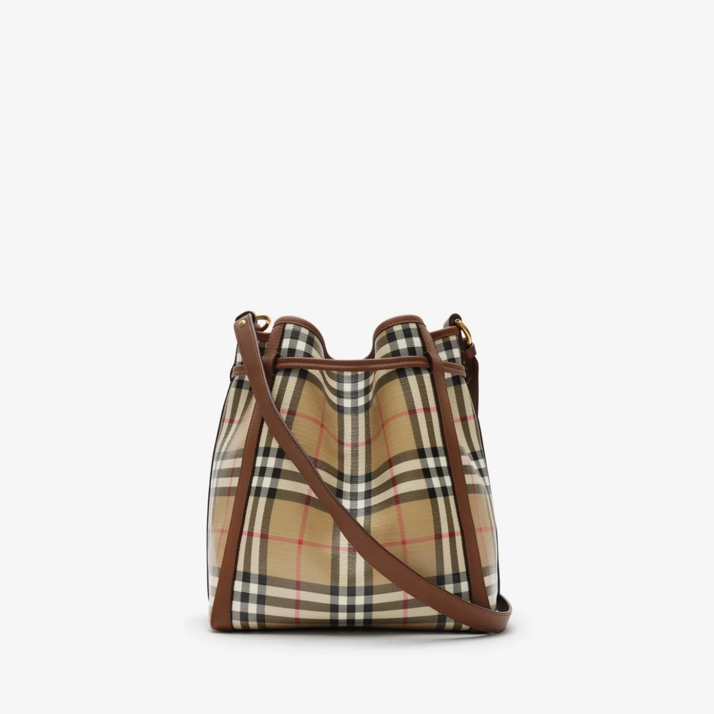 Small Check Bucket Bag