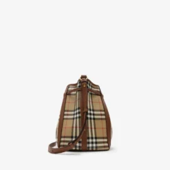 Small Check Bucket Bag