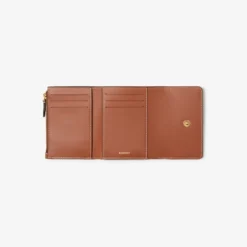 Small Check Folding Wallet