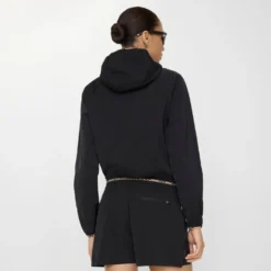 Stretch Nylon Hooded Jacket