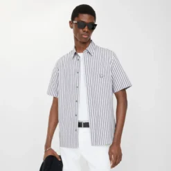 Striped Cotton Poplin Shirt