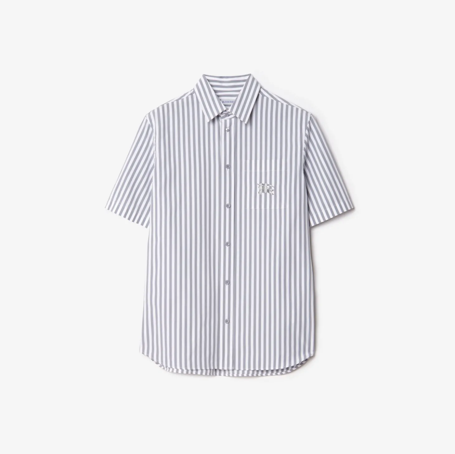 Striped Cotton Poplin Shirt