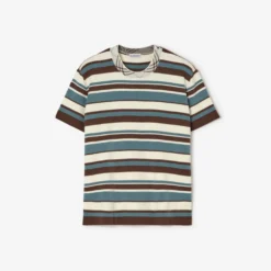 Striped Wool Blend T-shirt