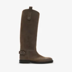 Suede Cavalier Boots