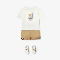 Surfer Bear Cotton T-shirt